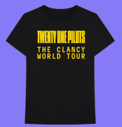 REMERA NEGRA TWENTY ONE PILOTS THE CLANCY TOUR