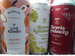 KOMBUCHA BRAVIA//LIVE KOMBU LATA X 473ML