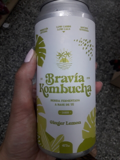 KOMBUCHA BRAVIA//LIVE KOMBU LATA X 473ML - Natural Dietética Online