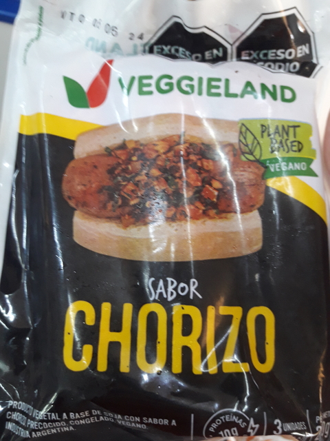 CHORIZO x 270 GRS VEGGIELAND