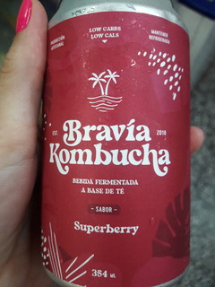 KOMBUCHA BRAVIA // LIVE KOMBU LATA x 354 ml en internet