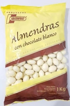 ALMENDRAS CON CHOCOLATE BLANCO