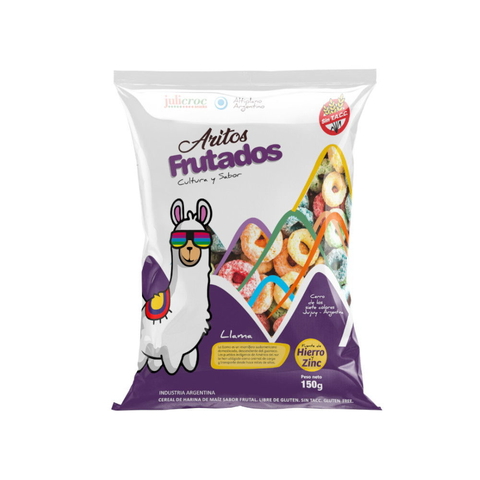 ARITOS FRUTALES X150G JULICROC