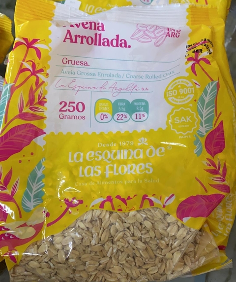 AVENA GRUESA ORGANICA X250G