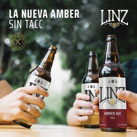 CERVEZA ARTESANAL LINZ AMBER x 355 CC