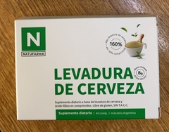 NATUFARMA LEVADURA CERVEZA + ACIDO FOLICO x 40 COMPRIMIDOS