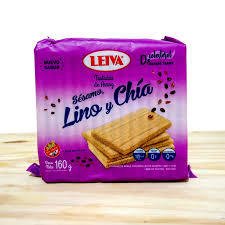 GALLETAS DE ARROZ CHIA Y LINO LEIVA