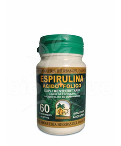 OASIS SPIRULINA CON ACIDO FOLICO