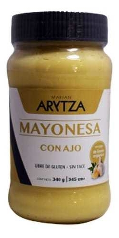 MAYONESA SIN TACC CON AJO ARYTZA x 340 GRS