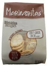 MARINERAS C/LINO y GIRASOL VEGGIE DIET INTEGRAL x 150 grs