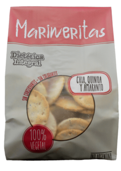 MARINERAS C/CHIA QUINOA y AMARANTO VEGGIE DIET INTEGRAL x 150 grs