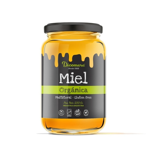 MIEL ORGANICA SIN TACC x 500 GRS DICOMERE