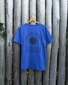 Remera "Single Fin" azul - comprar online