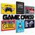 Kit 6 Placas Grandes Gamer Nerd E Escrita Game Over - comprar online