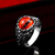 PRE-VENTA Anillo EVIL EYE Stone red Acero 316L