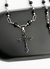 Collar Crystal Goth Cross-Black Y2K