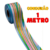 Fita De Gorgurão 38mm 1 Metro - Tie Dye Listras