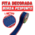 Fita Decorada Borda Pesponto 38mm | 1 Metro