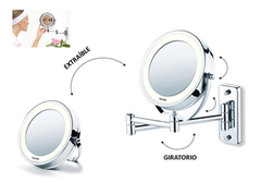Espejo Profesional de Maquillaje Colgante y Giratorio BS 59 OUTLET - Beurer Argentina