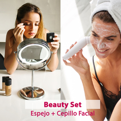 BEAUTY SET BS 55 Espejo + FC 45 Cepillo Facial - comprar online