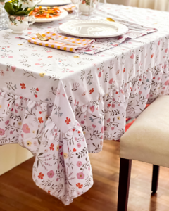 Toalha de mesa "Floral" 120x120cm