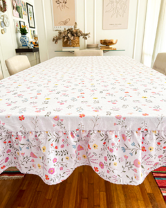 Toalha de mesa "Floral" 120x120cm - comprar online