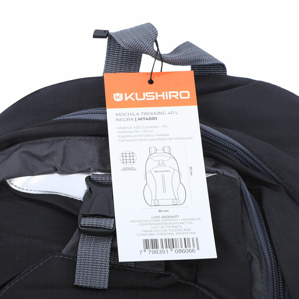 MOCHILA KUSHIRO TREKKING 40 LITROS (7798351086066)