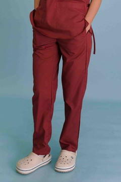 PANTALON MUJER BORDO