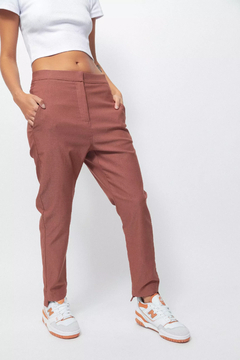 PANTALÓN FIDELA - BRICK - comprar online