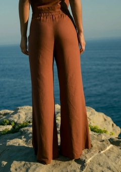 PANTALON DALÍ DARK BROWN - comprar online