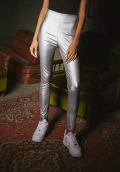 PANTALÓN MEGHAN METALLIC - SILVER