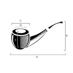 Mastro de Paja Pesaro 3A Billiard recta - Tabaquería Cienfuegos