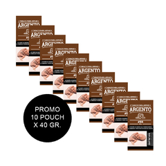 ARGENTO #55 CHOCOLATE - 10 Pouch x 40 gr