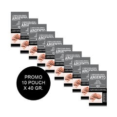 ARGENTO #53 NEGRO - 10 Pouch x 40 gr