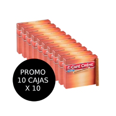 Cafe Creme Red Arome con filtro Puritos - 10 Cajas x 10