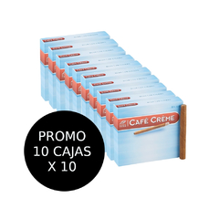 Cafe Creme Blue Puritos - 10 Cajas x 10