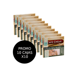 Cafe Creme Finos Vainilla Puritos - 10 Cajas x 10