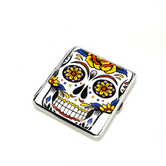 Cigarrera de metal Calaveras diseños varios - comprar online