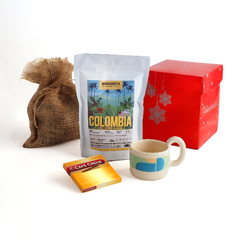 Gift Box Cienfuegos Sentidos: Café Modo Barista Colombia Orgánico + Taza artesanal + Cafe Creme x 10 - comprar online