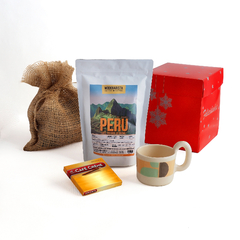 Gift Box Cienfuegos Sentidos: Café Modo Barista Perú + Taza artesanal + Cafe Creme x 10 - comprar online