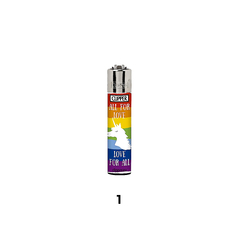 Encendedor Clipper Maxi Love Rainbow