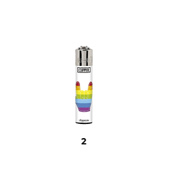 Encendedor Clipper Maxi Love Rainbow - comprar online