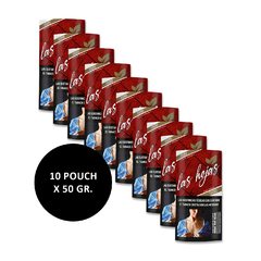 LAS HOJAS RUBIO SELECCIONADO - 10 POUCH x 50 GR.