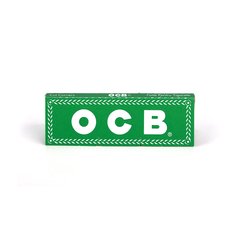 Papel OCB verde 70mm - Paquete x 50