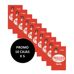 Phillies Blunt Vainilla - 10 Cajas x 5