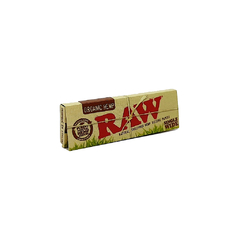 Papel Raw Organic Hemp Single Wide 70 mm - Paquete x 50