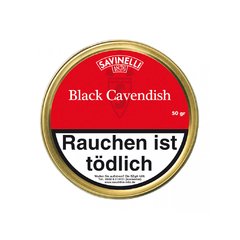 SAVINELLI BLACK CAVENDISH - Lata 50 gr.