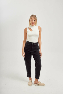 Pantalon slouchy negro cheap