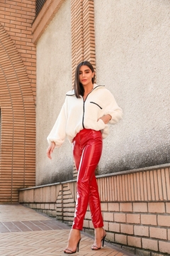 Ana red hotsell leather jacket