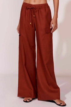 CALÇA MARROM CACAU CAMÉLIA - comprar online